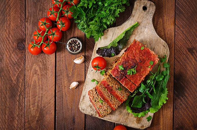  Delicious italian style meatloaf. 