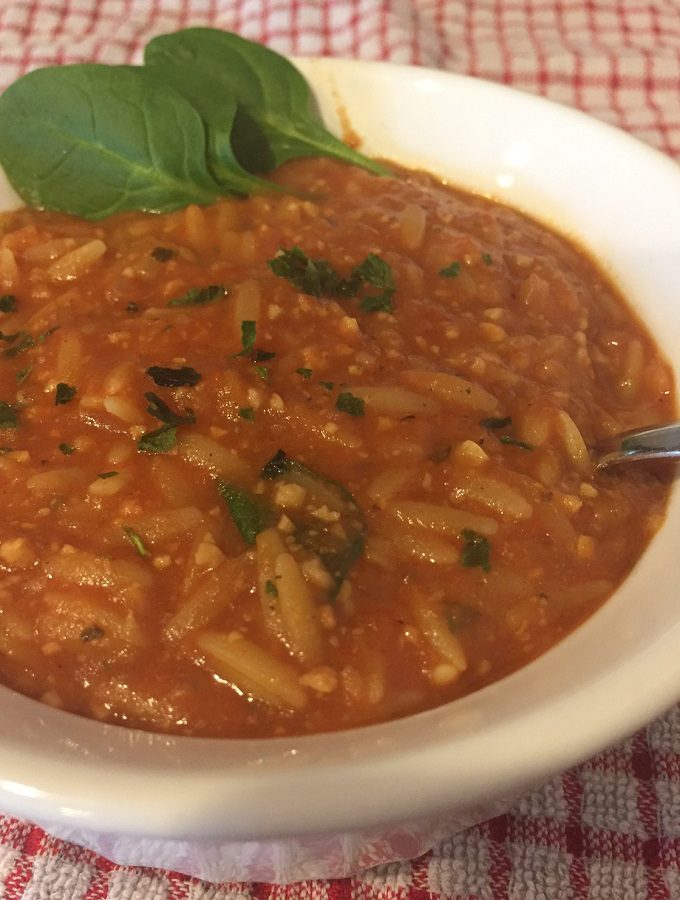 Creamy tomato soup (without the cream)