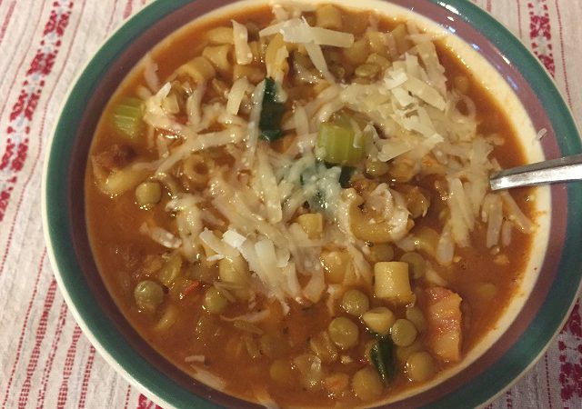 Lentil Soup with Pancetta