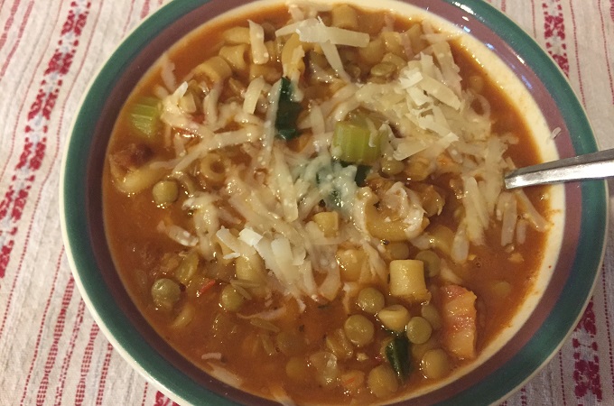 Lentil Soup with Pancetta - DadsPantry