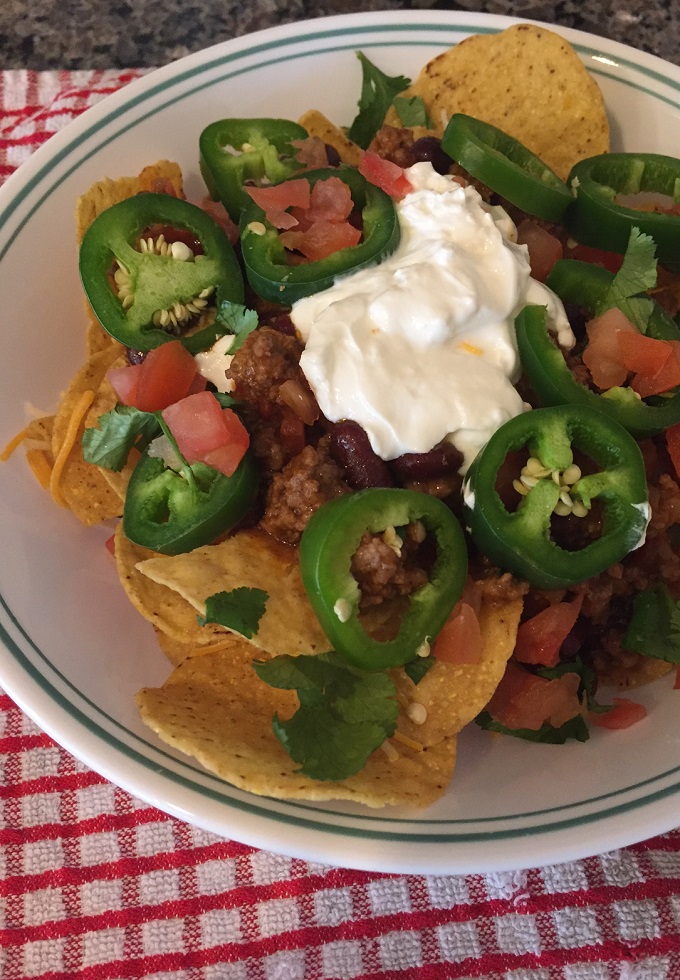 Spicy Beef Nachos