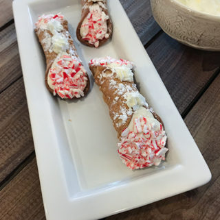 Peppermint cannoli.