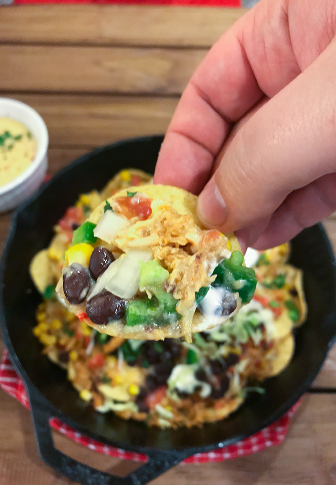 Barbecue Chicken Nachos