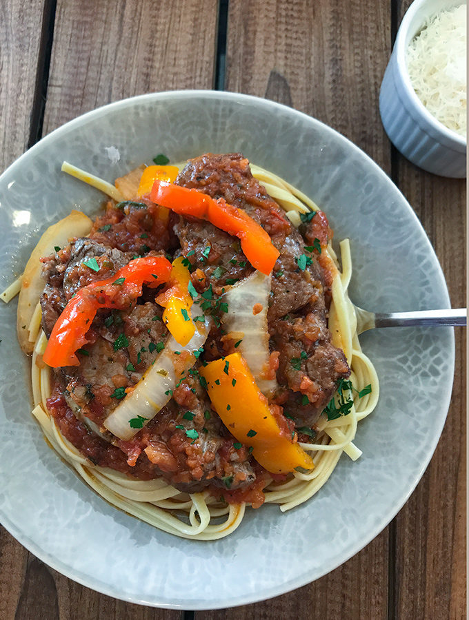 Slow Cooked Steak Pizzaiola