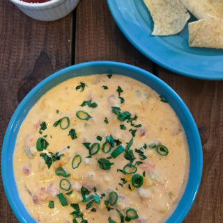 Slow Cooker Queso Dip.