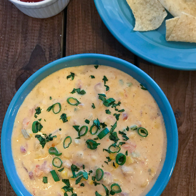 Slow Cooker Queso Dip.