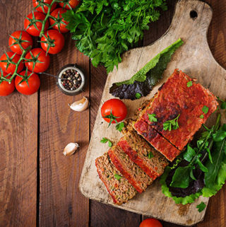 Delicious italian style meatloaf.