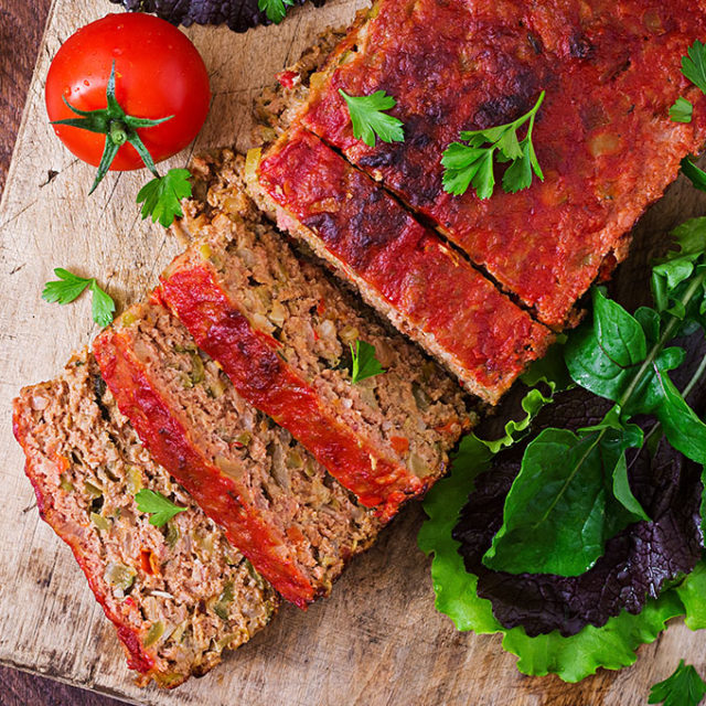 Delicious italian style meatloaf.