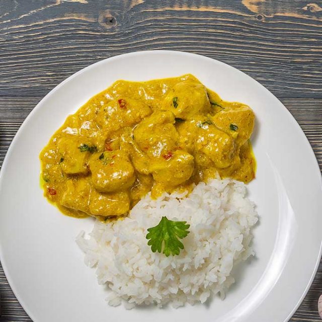 Indian butter chicken.