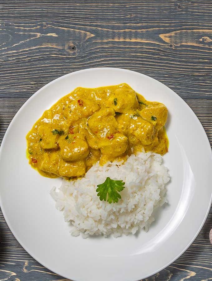 Indian butter chicken.