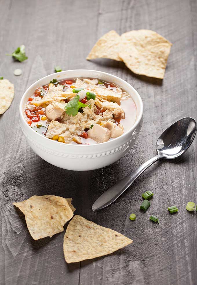 delish chicken tortilla soup